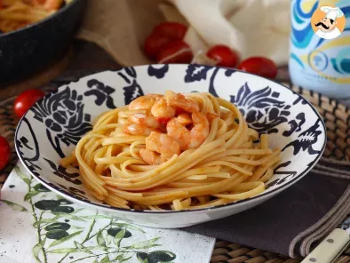 Espaguetis con gambas y tomates cherry, una receta rápida y sabrosa para el día a día - foto 4