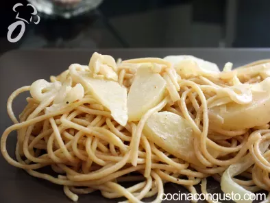 Espaguetis con salsa de pera - foto 2
