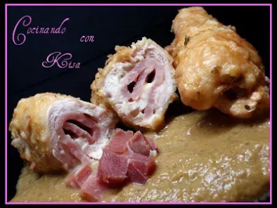 Filetes de Pollo Rellenos en Salsa de Oporto (fussioncook)