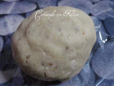 Galletas con harina de castañas, queso y sésamo (horno tradicional) - foto 3