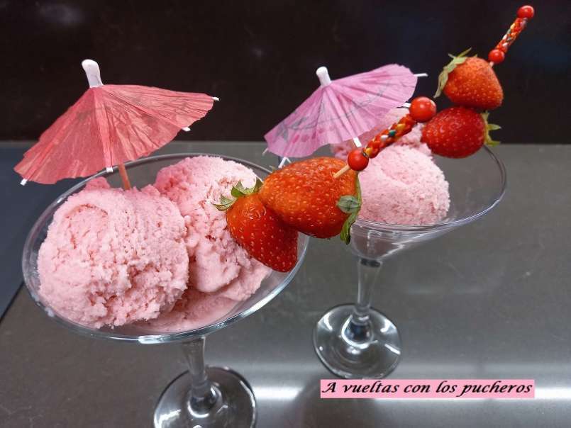 Helado de fresa y yogur - foto 3