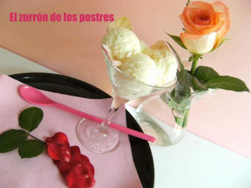 Helado de Rosas con Pétalos Cristalizados - foto 4