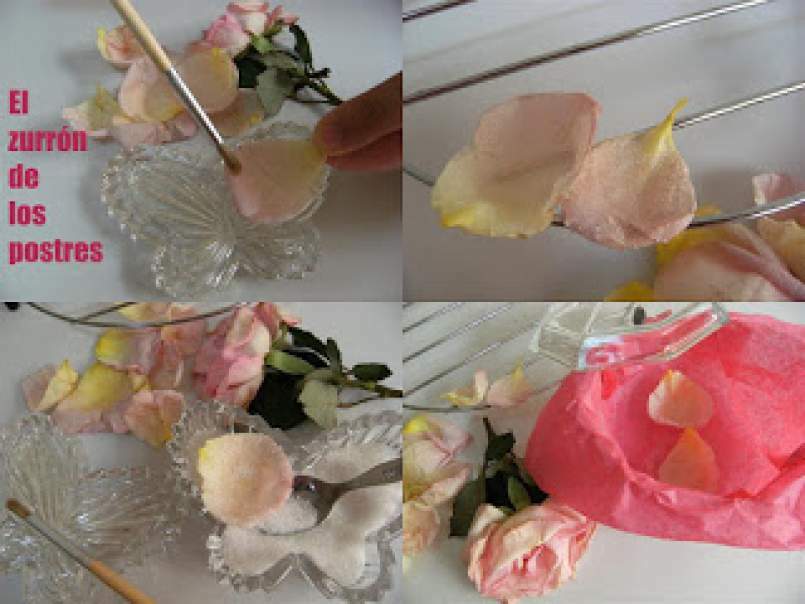 Helado de Rosas con Pétalos Cristalizados - foto 5