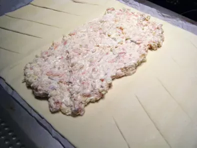 Hojaldre de salmón y queso crema - foto 2