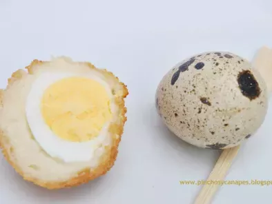 Huevos de codorniz con bechamel - foto 2