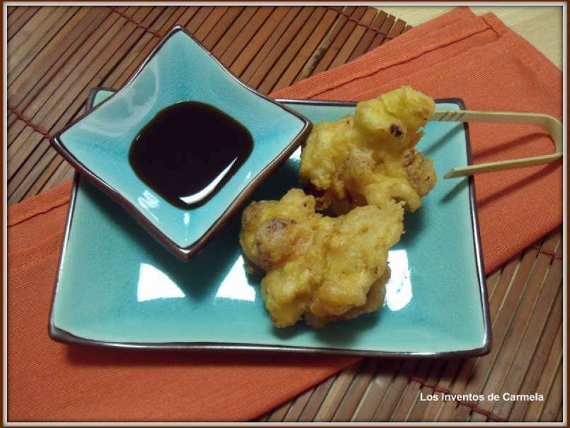 Huevos de codorniz en tempura de chorizo - foto 4
