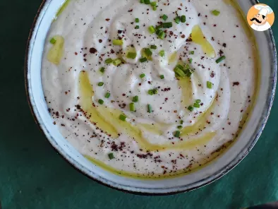 Hummus alubias blancas y leche de coco