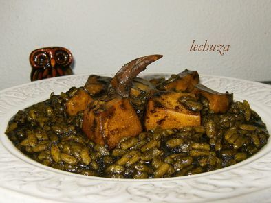 Jibia (choco) en tinta con arroz - foto 2