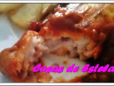 Lomos de merluza con salsa de pimientos choriceros (olla gm) - foto 3