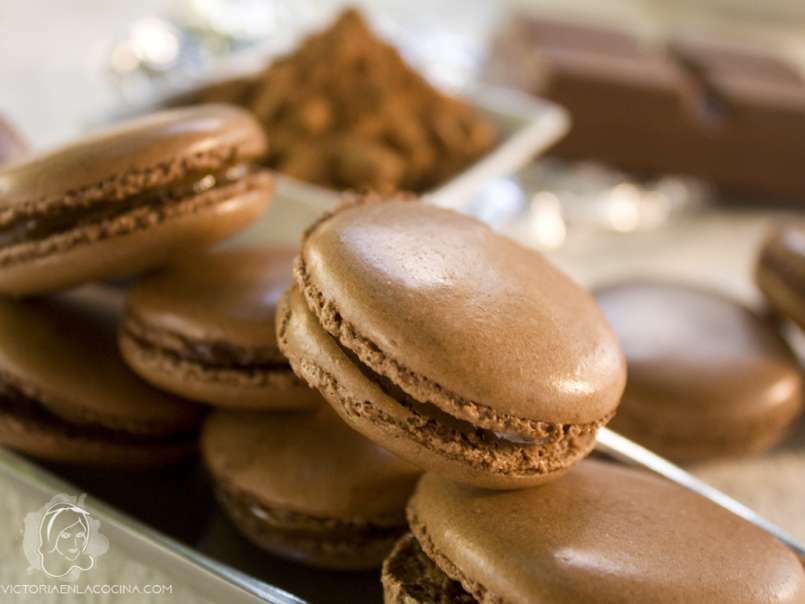 Macarons de Chocolate franceses - foto 2