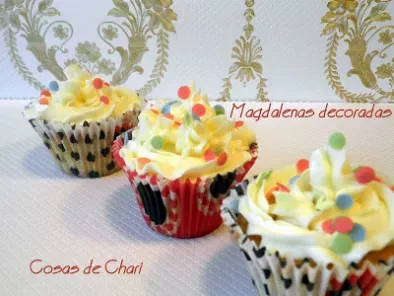 Magdalenas decoradas (cupcakes) - foto 2