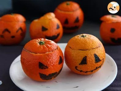Mandarinas de Halloween con mousse de chocolate - foto 2