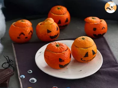 Mandarinas de Halloween con mousse de chocolate - foto 3