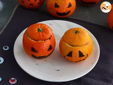 Mandarinas de Halloween con mousse de chocolate - foto 4