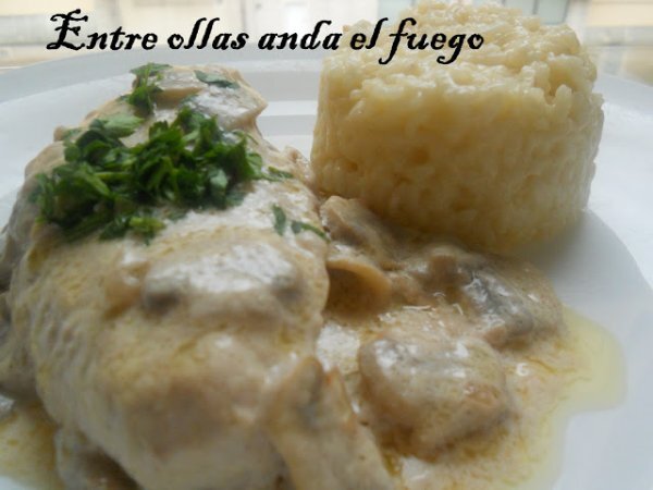 ELABORACIÓN DE LAS SUPREMAS DE POLLO CON CHAMPIÑONES Y CREMA DE JULIA CHILD