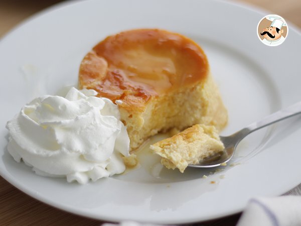 Flan de queso mascarpone