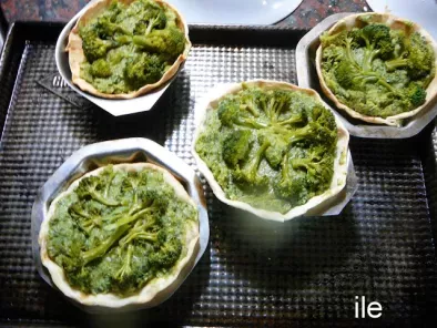 Mini tartas de brocoli - foto 2