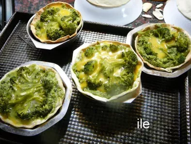Mini tartas de brocoli - foto 3