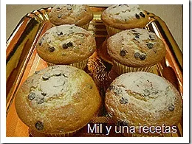 Muffins con gotas de chocolate - foto 2