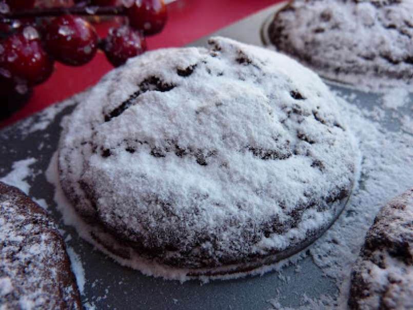 Muffins de chocolate y cerezas - foto 2