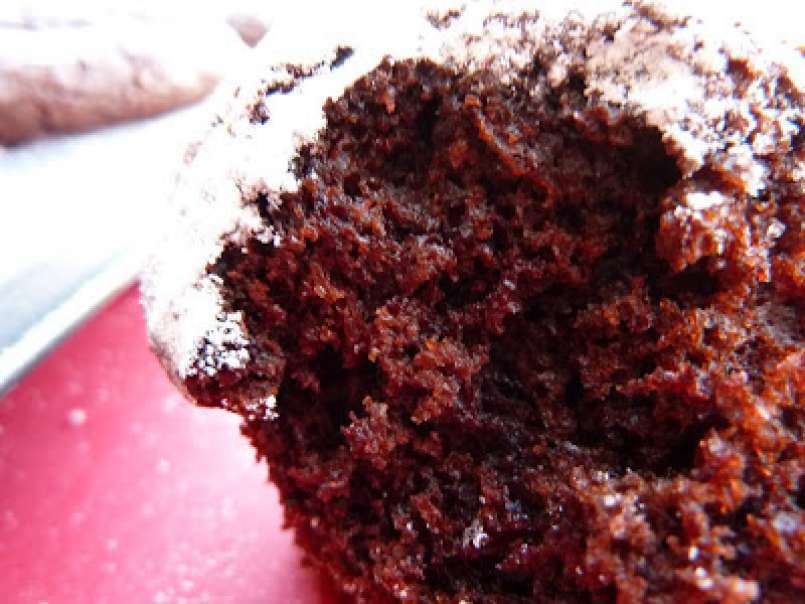 Muffins de chocolate y cerezas - foto 4