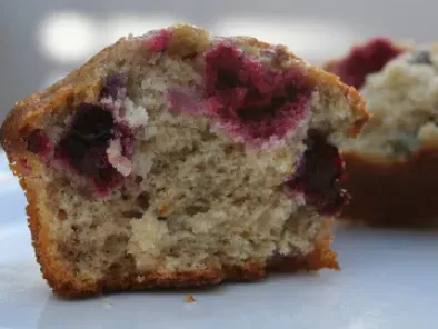 Muffins de frutos rojos