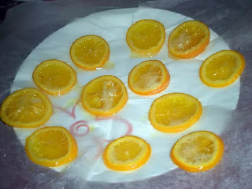 Naranjas caramelizadas. Paso a paso.