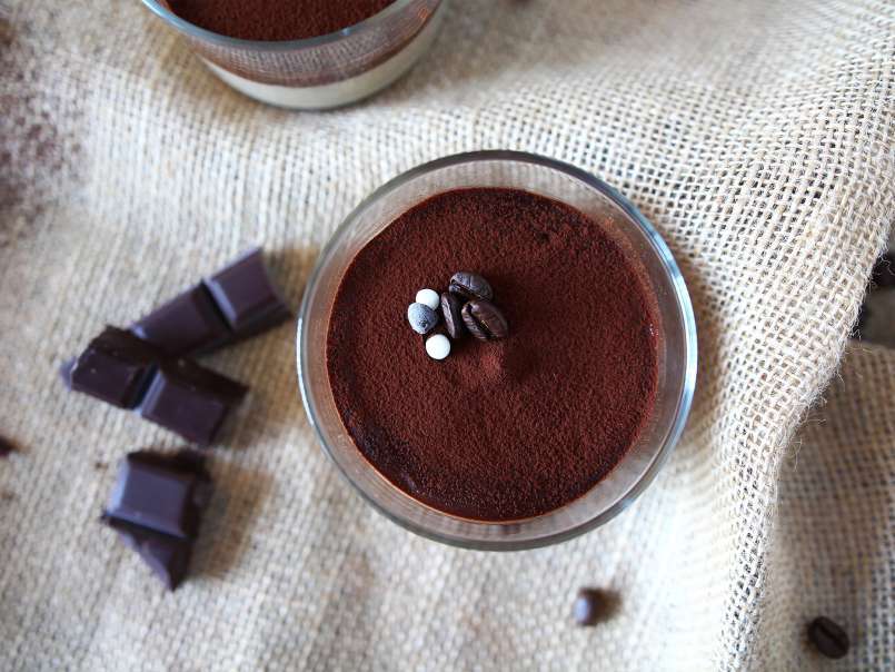 Natillas de café con ganache y cacao - foto 4