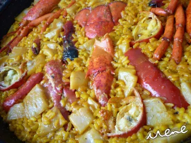 Paella de arroz con bogavante - foto 2