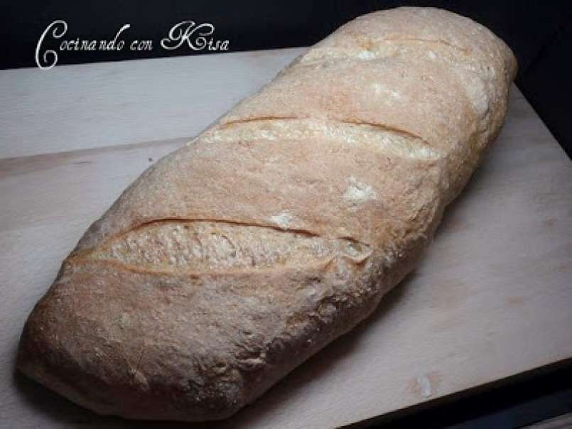 Pan ácido con masa madre san Francisco( amasadora y horno tradicional)