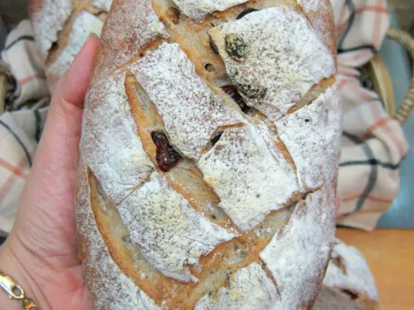 Pan con arándanos y masa madre - foto 6
