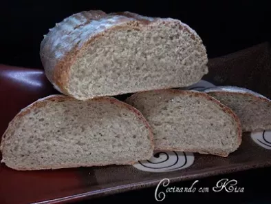 Pan con harina de trigo sarraceno (amasadora y horno tradicional) - foto 2