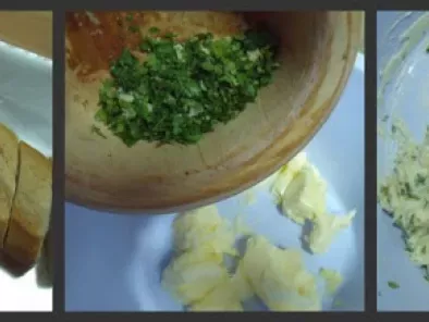 Pan con mantequilla al ajo y perejil - foto 2