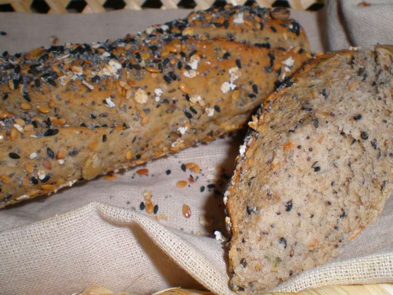 Pan de cereales y semillas, en panificadora - foto 2