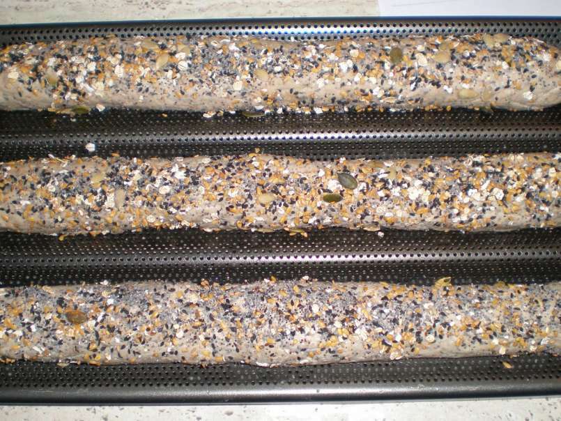 Pan de cereales y semillas, en panificadora - foto 3