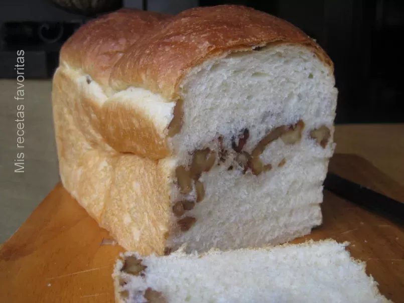 Pan de molde con queso crema y nueces - foto 3
