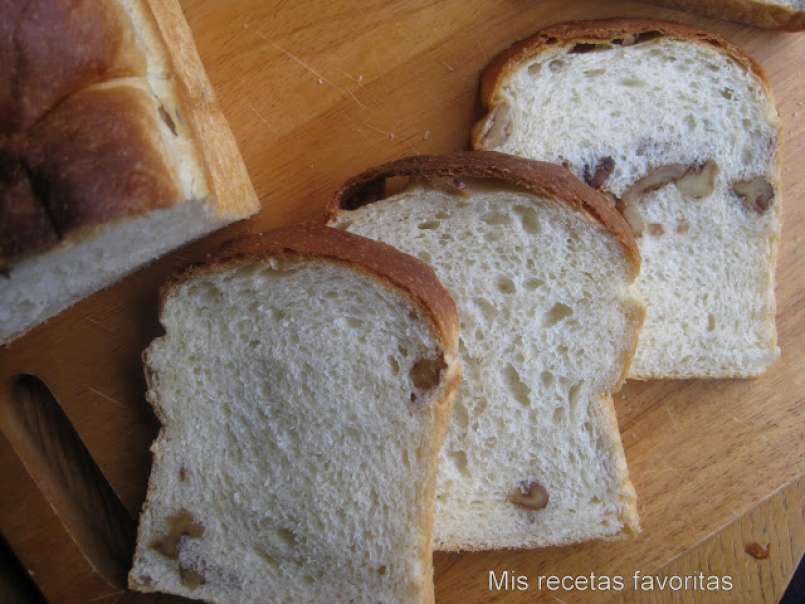 Pan de molde con queso crema y nueces - foto 4