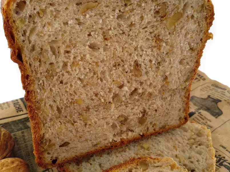 Pan de molde con queso crema y nueces {en panificadora} - foto 3