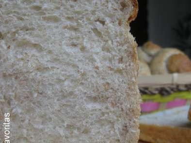 Pan integral con leche de soja y nueces - foto 3
