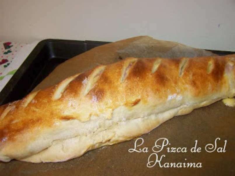 Pan relleno de queso gouda y jamón - foto 6