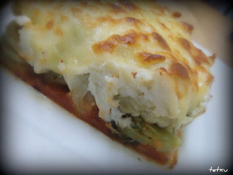 Pasta Gratinada (Trottole) con Coliflor y Brocoli (fussioncook) - foto 3
