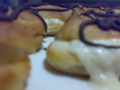 Pastelitos de nata con pasta choux - foto 2