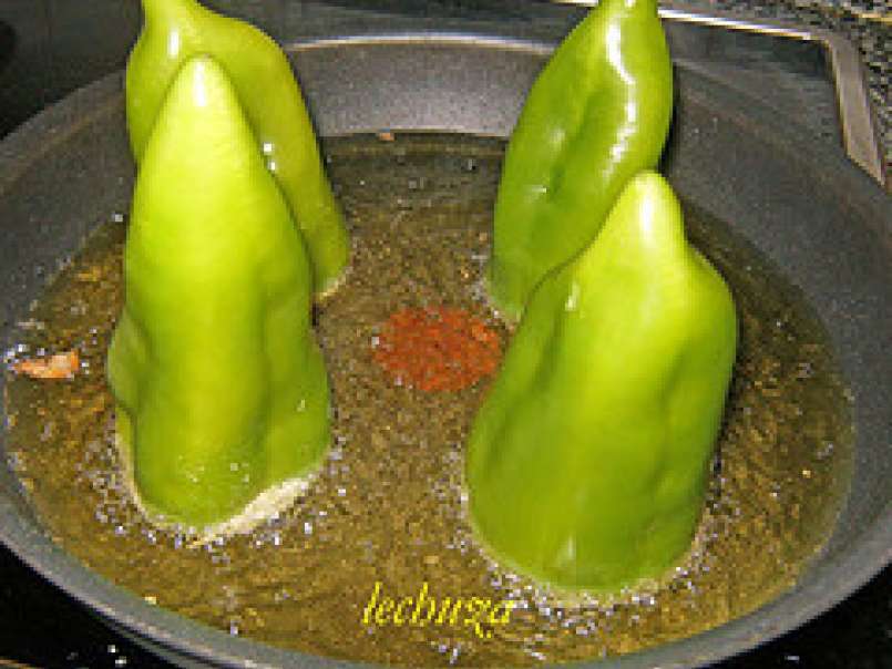 Pimientos verdes de arnoia rellenos - foto 5