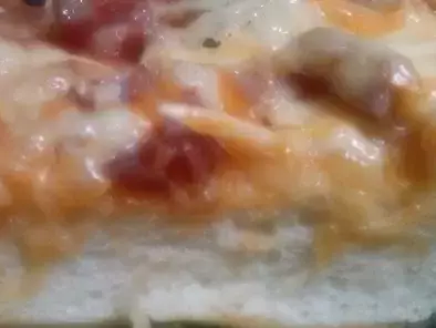 Pizza de jamon serrano y beicon thermomix