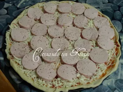 Pizza de salchicha alemana (KitchenAid y horno tradicional) - foto 5