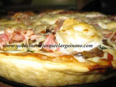 Pizza-Quiché de Verduras y Bacon - foto 2