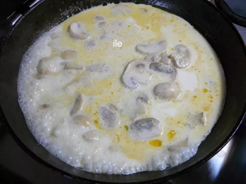 Pollo al horno con crema de champiñones - foto 7