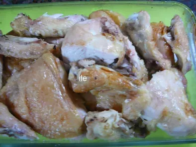 Pollo al horno con crema de champiñones - foto 9