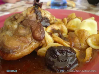 Pollo con ciruelas pasas / Poulet aux pruneaux - foto 2