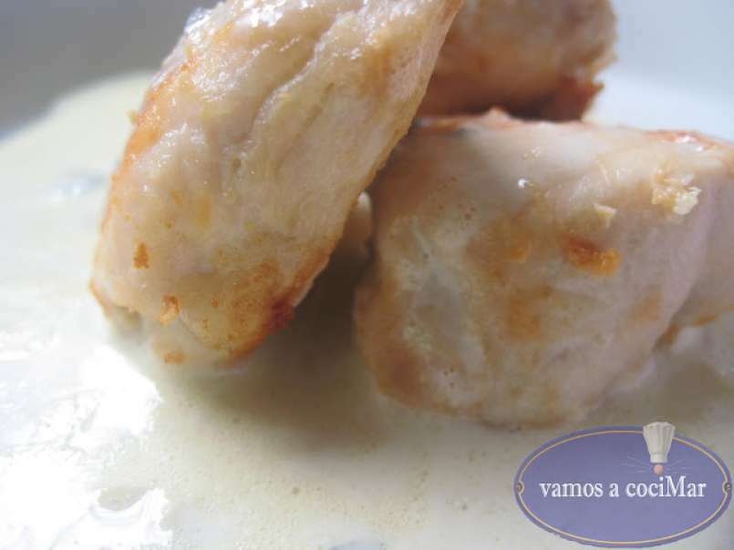 Pollo con salsa roquefort flambeada - foto 2